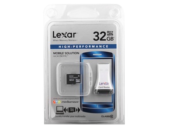 雷克沙（Lexar）32GMicroSDHC TF高速存储卡（Class10）